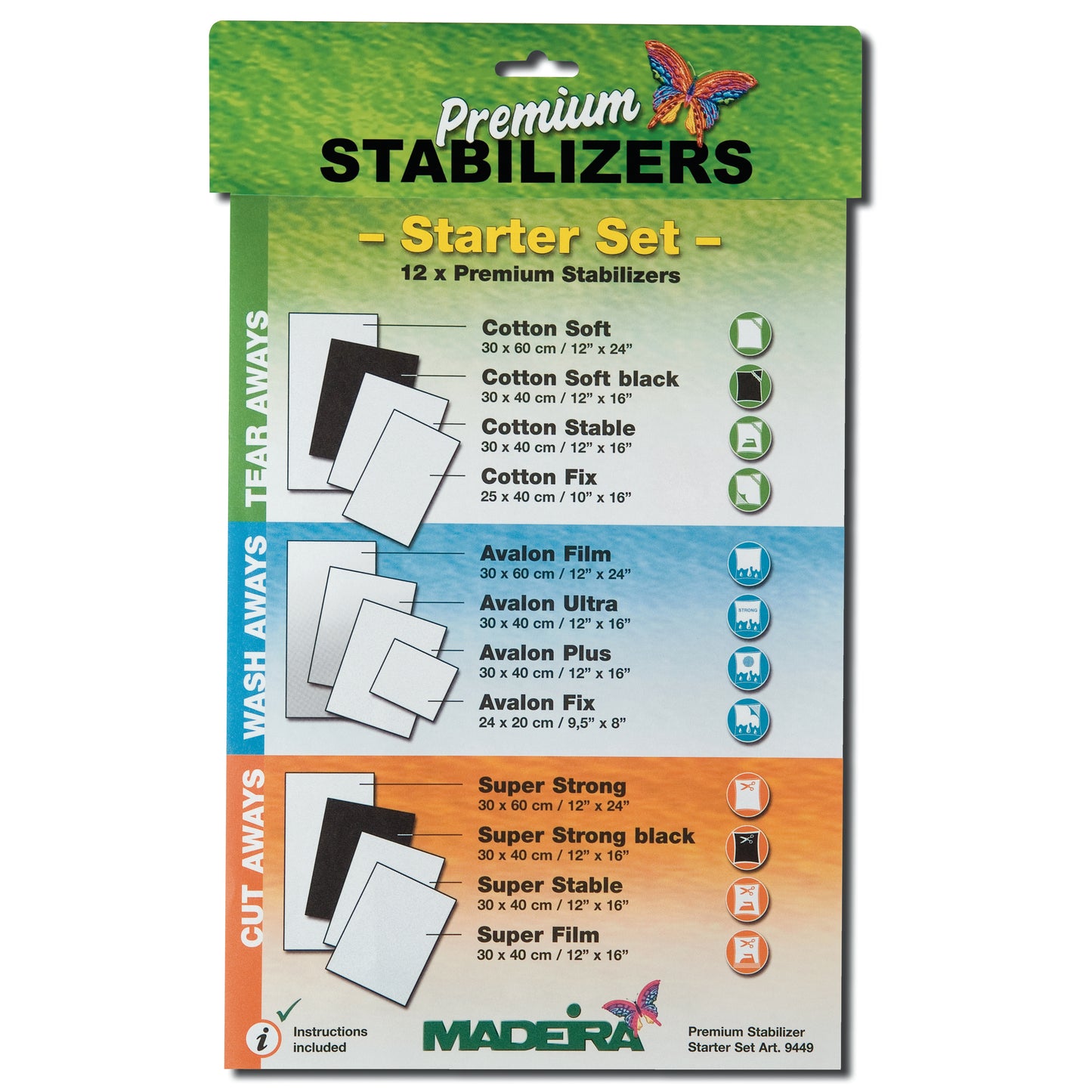 Madeira Stabiliser Starter Set