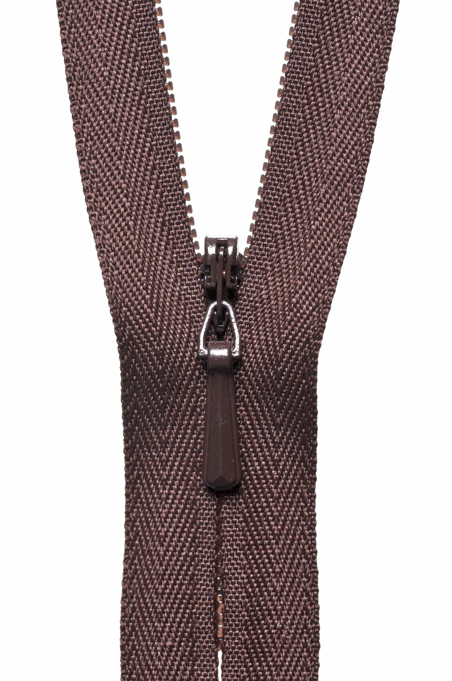 Concealed Zip: 56cm or 22": Various colours.