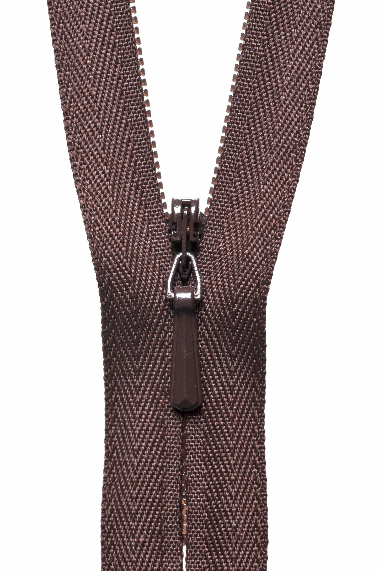 Concealed Zip: 41cm or 16": Various colours.