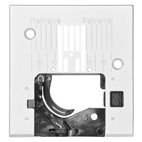 Pfaff Straight Stitch Needle Plate with Inch Markings Passport