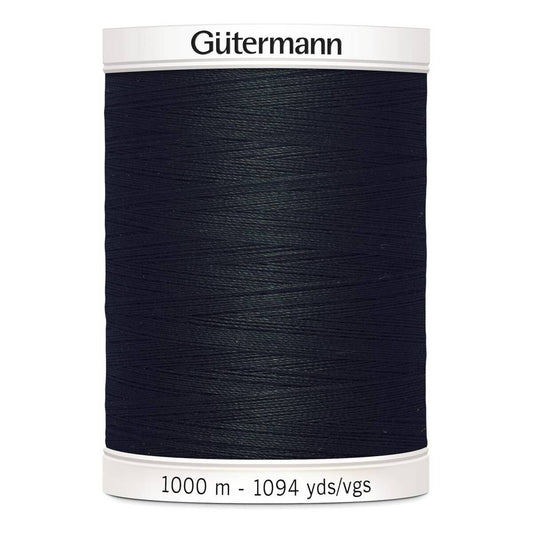 Gutermann Black Sew All Thread 1000m (000)