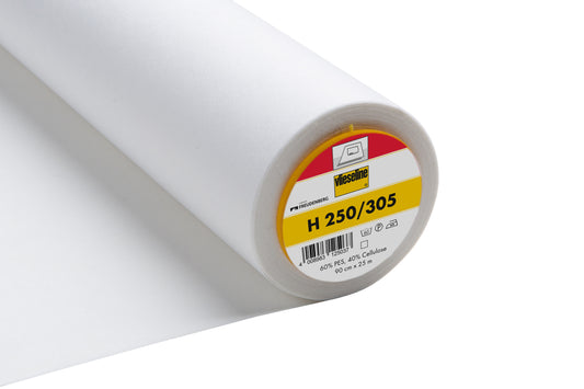 Vilene Std Firm Iron on Interfacing White