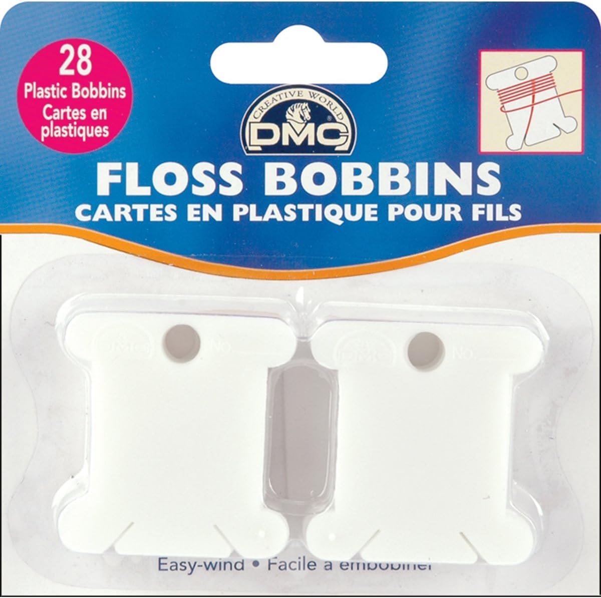 Plastic Embroidery Thread Bobbins
