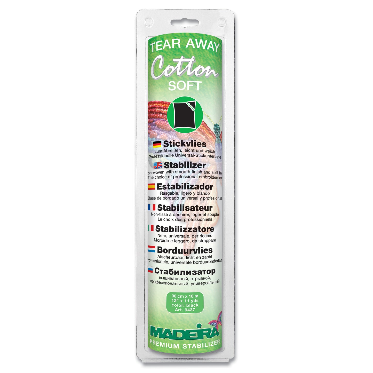 Madeira Cotton Soft Black Stabiliser