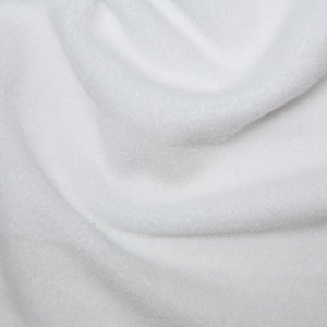Plain AntiPil Fleece White