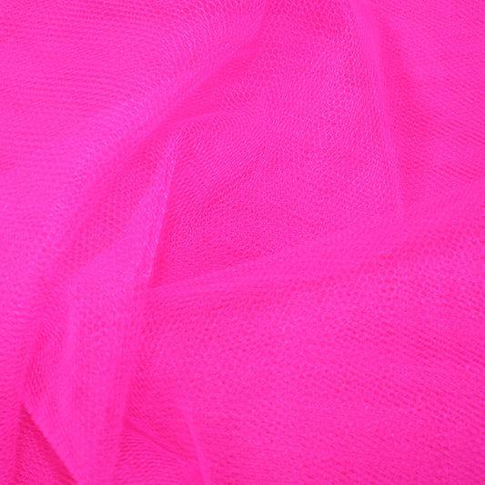 Dress Net Florescent Pink