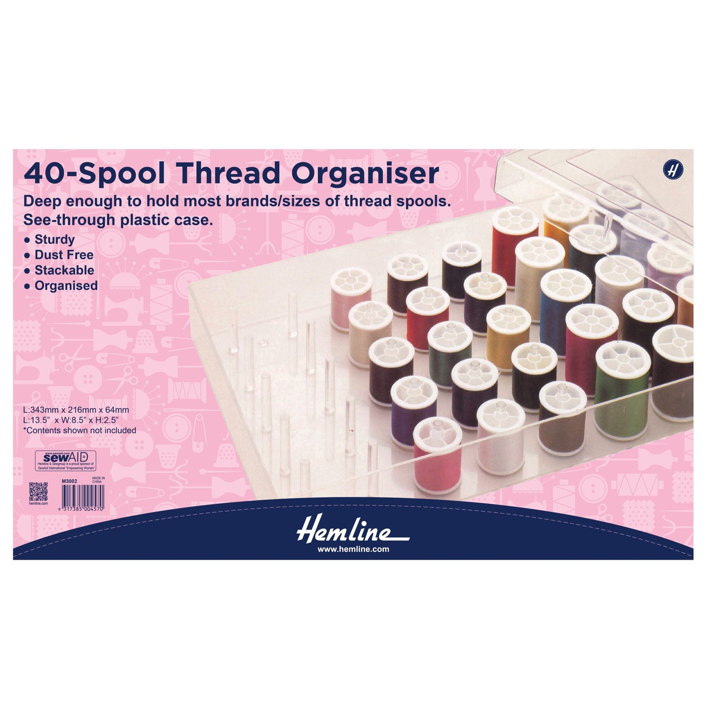 40 Spool Thread Organiser