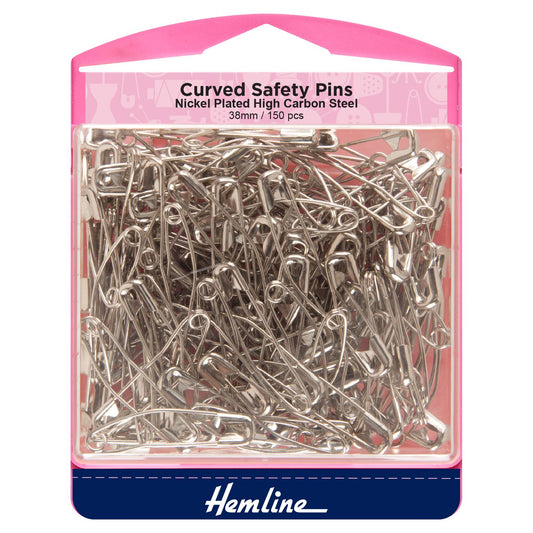 Curved Safety Pins size 2