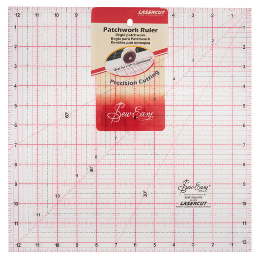 Patchwork ruler 12.5 x 12.5"