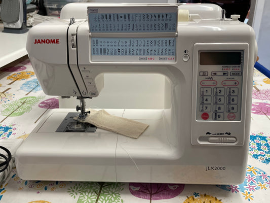 Pre-Loved Janome JLX2000 Sewing Machine