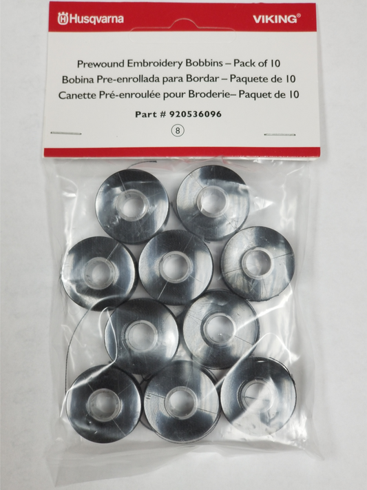 Husqvarna Pre-wound bobbins (black)