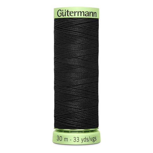 Gutermann Black Topstitch Thread 30m (000)